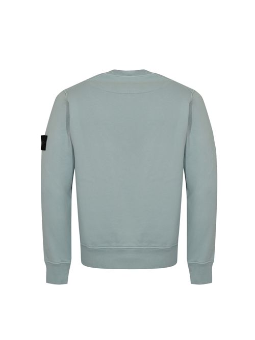 Felpa 6100060 in cotone Dust Blue STONE ISLAND | 6100060S0051V004A